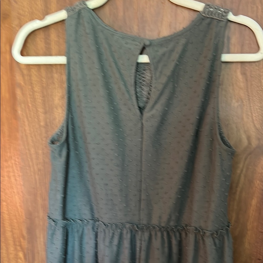 Sleeveless Crochet Detail Dress - Picture 2 of 3